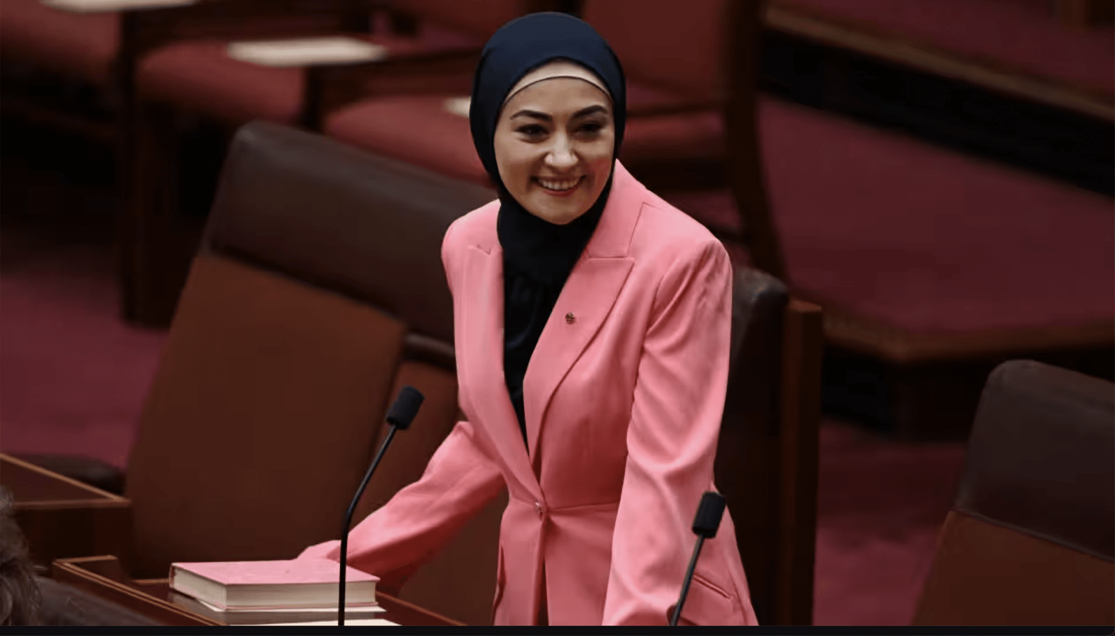 Australia’s First Hijab-Wearing Senator Speaks Out: “Let’s Get Some Wine Into You” Comment Sparks Complaint